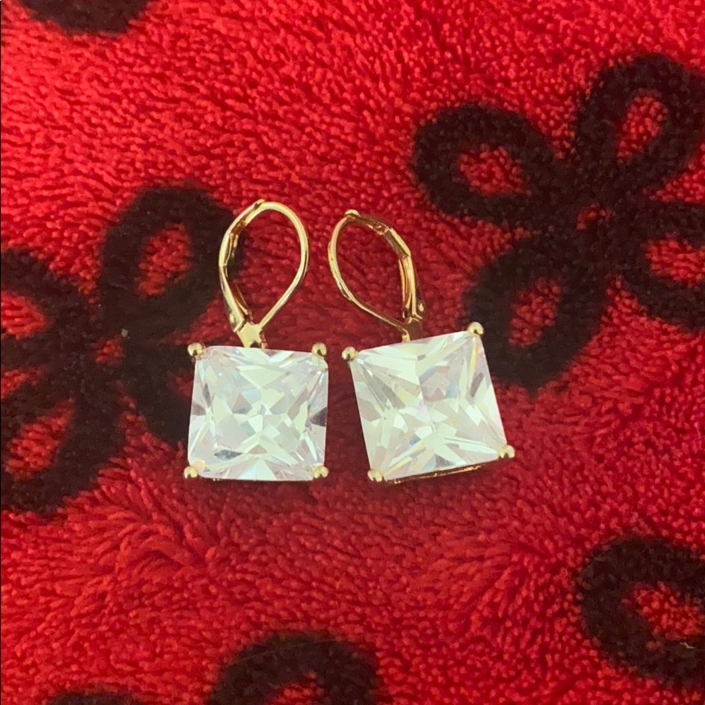 Dangle Diamond Earrings